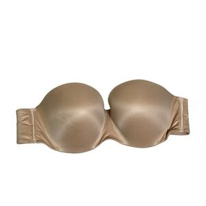 Victoria's Secret Body By Victoria Strapless Bra Beige 38C Multiway